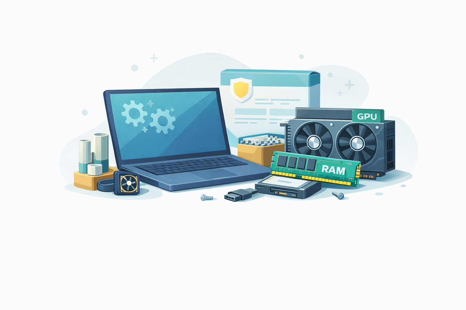 Hardware sales illustration